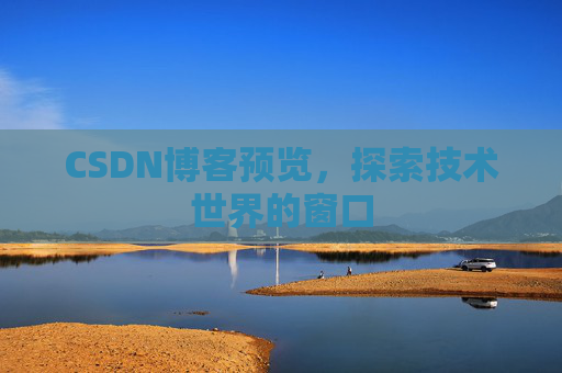 CSDN博客预览，探索技术世界的窗口